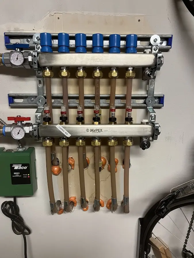 Plumber performing Leak Detection at a residential property in Fruit Cove